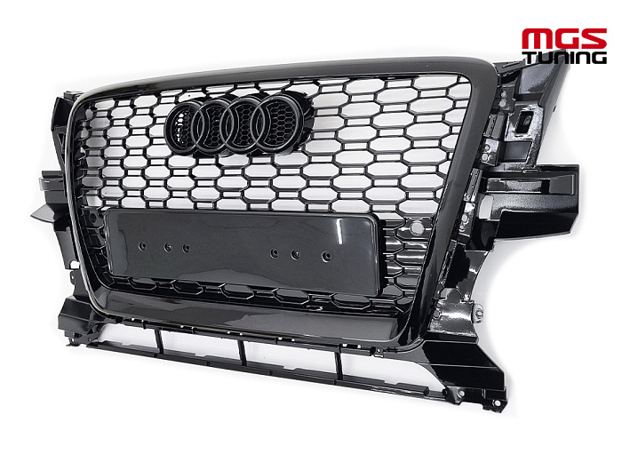 Решётка в стиле RSQ5 style #3 на Audi Q5 (2008-2012) / Решётка в стиле РСКу5 стиль #3 на Ауди Ку5 (2008-2012)