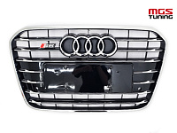 Решётка на Audi A6 11-14 в стиле S6 style #1 / Решётка на Ауди А6 11-14 в стиле С6 стиль #1