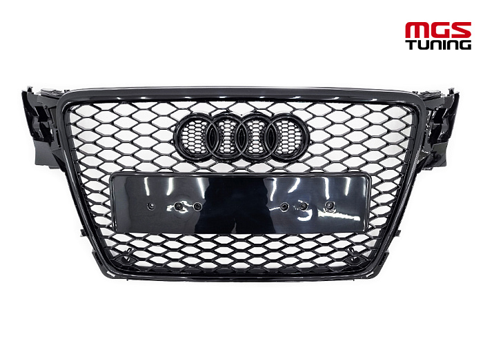 Решётка на Audi A4 07-12 в стиле RS4 style #1 / Решётка на Ауди А4 07-12 в стиле РС4 стиль #1