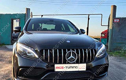 Бампер в стиле AMG C-class