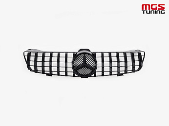 Решётка Mercedes CLS-class w219 05-07 GT Style Black / Решётка Мерседес ЦЛС-класс В219 05-07 ГТ стиль чёрный