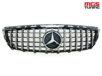 Решетка GT Style для Mercedes CLS-class C218 (2010-2014) / Решетка ГТ Стайл для Мерседес ЦЛС-клласс Ц218 (2010-2014)