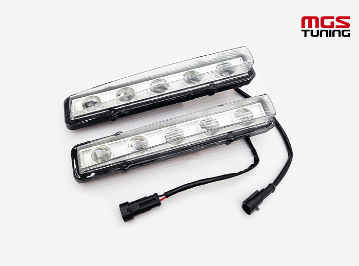 ДХО в очки white Mercedes G-class w463 / ДХО в очки белый Мерседес Г-класс В463