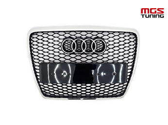 Решётка на Audi A6 04-11 в стиле RS6 style #1 / Решётка на Ауди А6 04-11 в стиле РС6 стиль #1