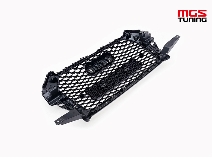 Решётка на Audi Q3 14-18 в стиле RSQ3 style #4 / Решётка на Ауди Ку3 14-18 в стиле РСКу3 стиль #4