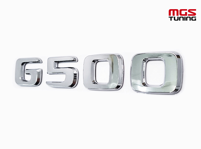 Шильдик G500 хром / Шильдик Г500 хром