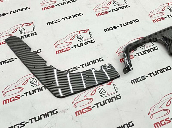 диффузоор юбка заднего бампера m performance под карбон аквапринт bmw бмв m3 m4 м3 м4 f80 f82 ф80 ф82 2