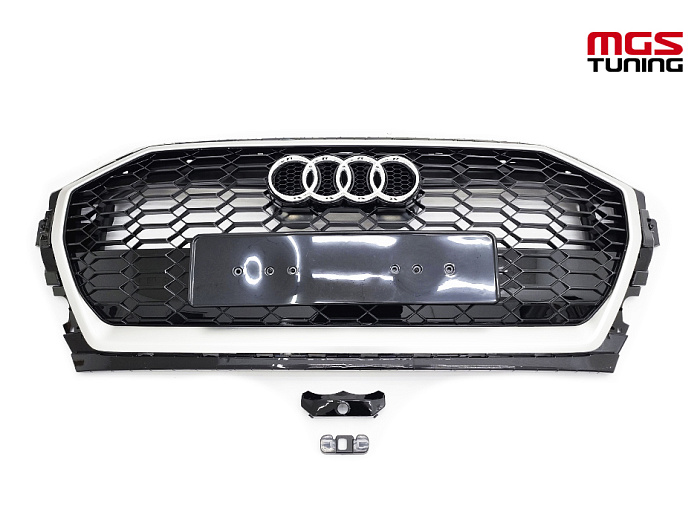 Решетка радиатора RSQ5 стиль 1 для AUDI Q5 (2020-н.в.) / Решетка радиатора РСКу5 стиль 1 для Ауди Ку5 (2020-н.в.)