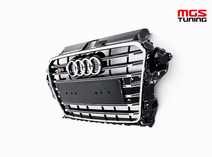 Решётка на Audi A3 12-16 в стиле S3 style #1 / Решётка на Ауди А3 12-16 в стиле С3 стиль #1