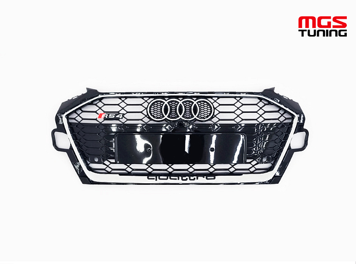 Решётка на Audi A4 19-н.в. в стиле RS4 style #1 / Решётка на Ауди А4 19-н.в. в стиле РС4 стиль #1