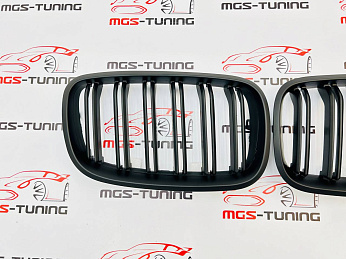 Решётка в стиле BMW X5 M е70 черный мат 2