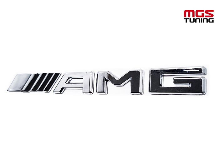Шильдик AMG хром нового образца / Шильдик АМГ хром нового образца