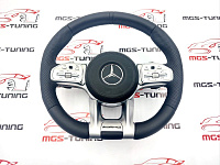 Руль Mercedes 63 AMG с активным круиз контролем и подогревом + подушка / Руль Мерседес 63 АМГ с активным круиз контролем и подогревом + подушка