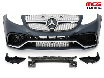 Передний бампер Mercedes GLE Coupe С292 стиль 63 AMG / Передний бампер Мерседес ГЛЕ Купе Ц292 стиль 63 АМГ