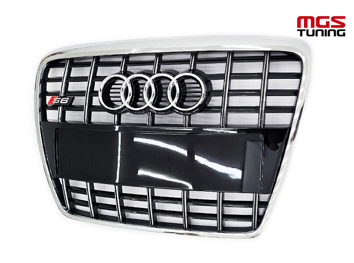 Решётка на Audi A6 04-11 в стиле S6 style #1 / Решётка на Ауди А6 04-11 в стиле С6 стиль #1