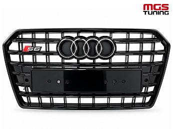 Решётка на Audi A6 14-18 в стиле S6 style #4 / Решётка на Ауди А6 14-18 в стиле С6 стиль #4 Решётка на Audi A6 14-18 в стиле S6 style #4 / Решётка на Ауди А6 14-18 в стиле С6 стиль #4