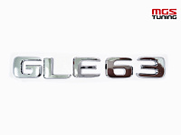 Шильдик GLE 63 хром / Шильдик ГЛЕ 63 хром