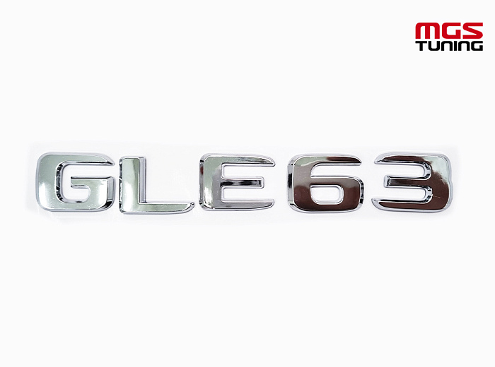 Шильдик GLE 63 хром / Шильдик ГЛЕ 63 хром
