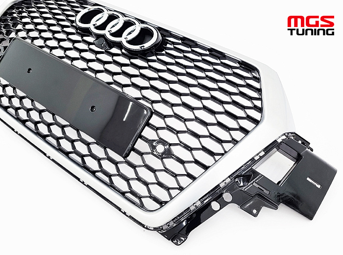 Решётка на Audi Q7 15-н.в. в стиле RSQ7 style #1 / Решётка на Ауди Ку7 15-н.в. в стиле РСКу7 стиль #1