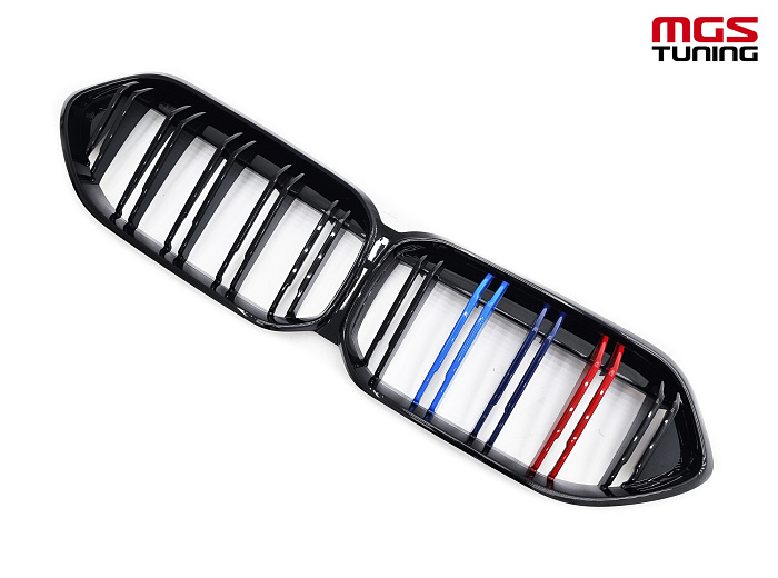 Решётка в стиле BMW M2 F44 (2019-2024) с триколором / Решётка в стиле БМВ М2 Ф44 19-н.в с триколором