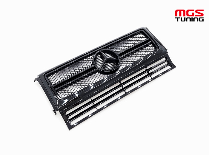 Решётка Mercedes G-class w463 в стиле G63 black / Решётка Мерседес Г-класс В463 в стиле Г63 чёрный