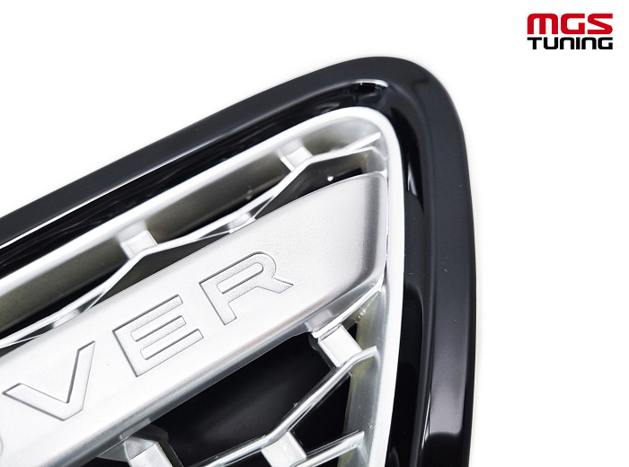 Жабры в крылья Range Rover Sport Autobiography черный глянец/серебро 09-13 гг. / Жабры в крылья Рэйндж Ровер Спорт Автобиография черный глянец/серебро 09-13 гг.