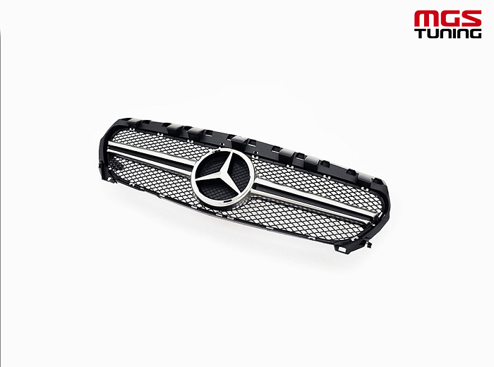 Решетка в стиле CLA45 AMG для Mercedes CLA-class C117 (2013-2019) / Решетка в стиле ЦЛА45 АМГ для Мерседес ЦЛА-класс Ц117 (2013-2019)