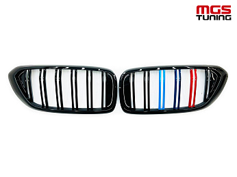 Решётка в стиле BMW M6 G32 с триколором М / Решётка в стиле БМВ М6 Г32 с триколором М