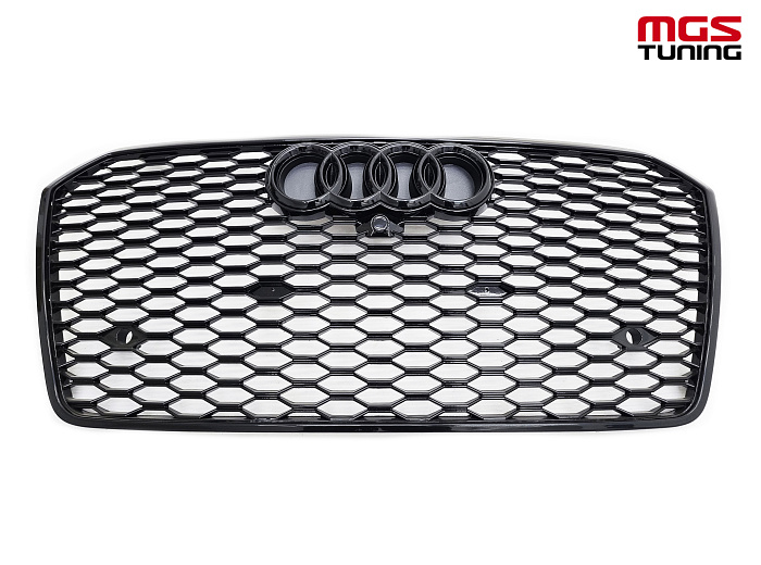 Решётка на Audi A7 14-18 в стиле RS7 style #4 / Решётка на Ауди А7 14-18 в стиле РС7 стиль #4