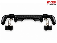 Диффузор с насадками BMW X3 G01 стиль X3 M / Диффузор с насадками БМВ Х3 Г01 стиль Х3 М