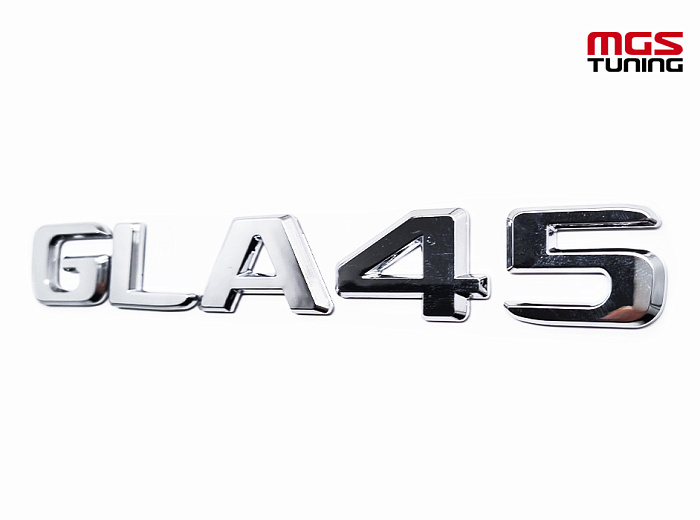 Шильдик GLA45 хром / Шильдик ГЛА45 хром