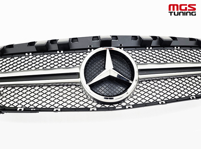 Решетка в стиле CLA45 AMG для Mercedes CLA-class C117 (2013-2019) / Решетка в стиле ЦЛА45 АМГ для Мерседес ЦЛА-класс Ц117 (2013-2019)