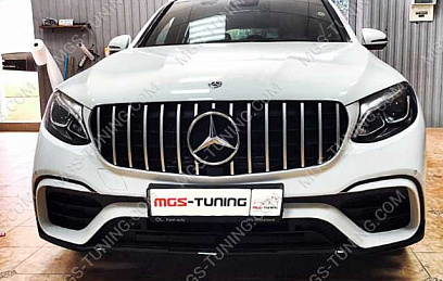 Передний бампер GLC-Coupe в стиле 63 AMG