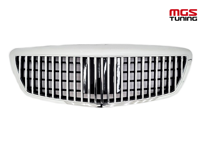 Решетка в стиле Maybach для Mercedes S-class W221 (2005-2009) / Решетка в стиле Майбах для Мерседес С-класс В221 (2005-2009)