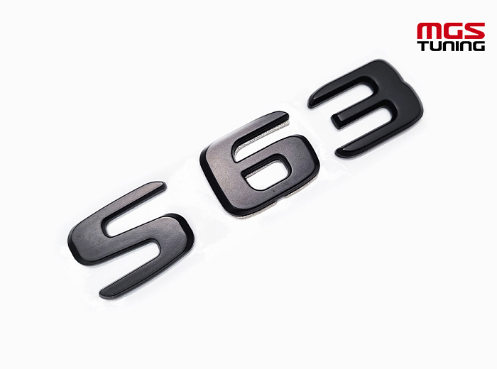 Шильдик S63 черный / Шильдик С63 черный