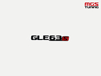 Шильдик GLE 63s черный / Шильдик ГЛЕ 63с черный