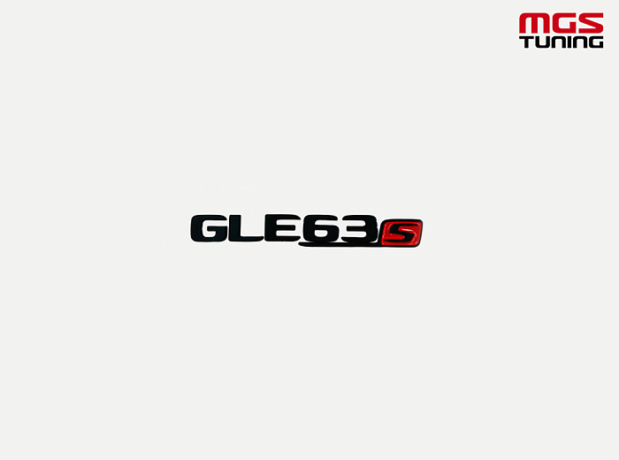 Шильдик GLE 63s черный / Шильдик ГЛЕ 63с черный