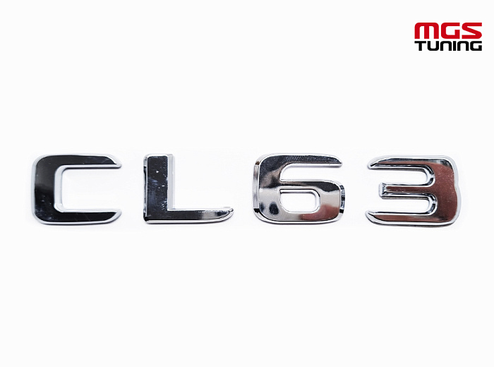Шильдик CL63 хром / Шильдик ЦЛ63 хром