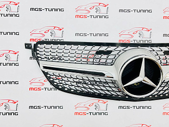 Решётка Mercedes GLE Coupe c292 Diamond Silver 2
