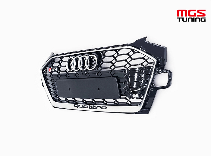Решётка на Audi A4 19-н.в. в стиле RS4 style #2 / Решётка на Ауди А4 19-н.в. в стиле РС4 стиль #2