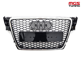 Решётка на Audi A4 07-12 в стиле RS4 style #2 / Решётка на Ауди А4 07-12 в стиле РС4 стиль #2 Решётка на Audi A4 07-12 в стиле RS4 style #2 / Решётка на Ауди А4 07-12 в стиле РС4 стиль #2