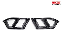 Вставки воздухозаборника переднего бампера сухой карбон для BMW M3/M4 G80 G82/G83 (2020-2023) / Вставки воздухозаборника переднего бампера сухой карбон для БМВ М3/М4 Г80 Г82/Г83 (2020-2023)