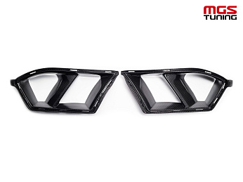 Вставки воздухозаборника переднего бампера сухой карбон для BMW M3/M4 G80 G82/G83 (2020-2023) / Вставки воздухозаборника переднего бампера сухой карбон для БМВ М3/М4 Г80 Г82/Г83 (2020-2023) Вставки воздухозаборника переднего бампера сухой карбон для BMW M3/M4 G80 G82/G83 (2020-2023) / Вставки воздухозаборника переднего бампера сухой карбон для БМВ М3/М4 Г80 Г82/Г83 (2020-2023)