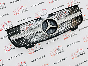 Решётка Mercedes GL-class x164 06-09 Diamond silver 3