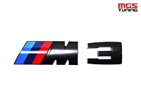 Шильдик "M3" на багажник черный / Шильдик "М3" на багажник черный