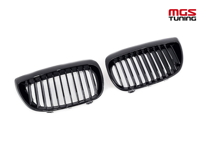 Решетка в стиле M-Performance BMW Е81/Е87 04-08 черный глянец / Решетка в стиле М-Перформанс БМВ Е81/Е87 04-08 черный глянец