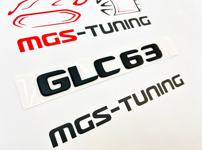 Шильдик GLC63 черный / Шильдик ГЛЦ63 черный