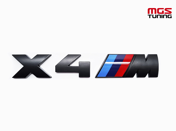 Шильдик на крышку багажника BMW "Х4 М" черный / Шильдик на крышку багажника БМВ "Х4 М" черный