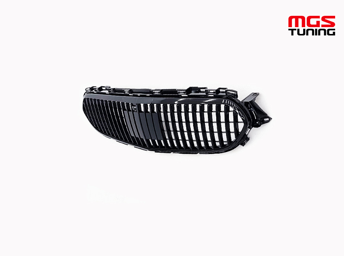 Решетка в стиле Maybach black для Mercedes E-class W213 рест. не AMG пакет (2020-2023) / Решетка в стиле Майбах черная для Мерседес Е-класс В213 рест. не АМГ пакет (2020-2023)