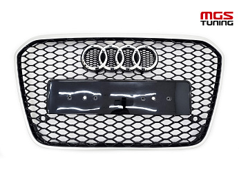 Решётка на Audi A6 11-14 в стиле RS6 style #3 / Решётка на Ауди А6 11-14 в стиле РС6 стиль #3